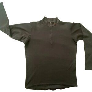 Marmot 1/4 Zip Pullover Sweater Mens Medium Running Long Sleeve Black